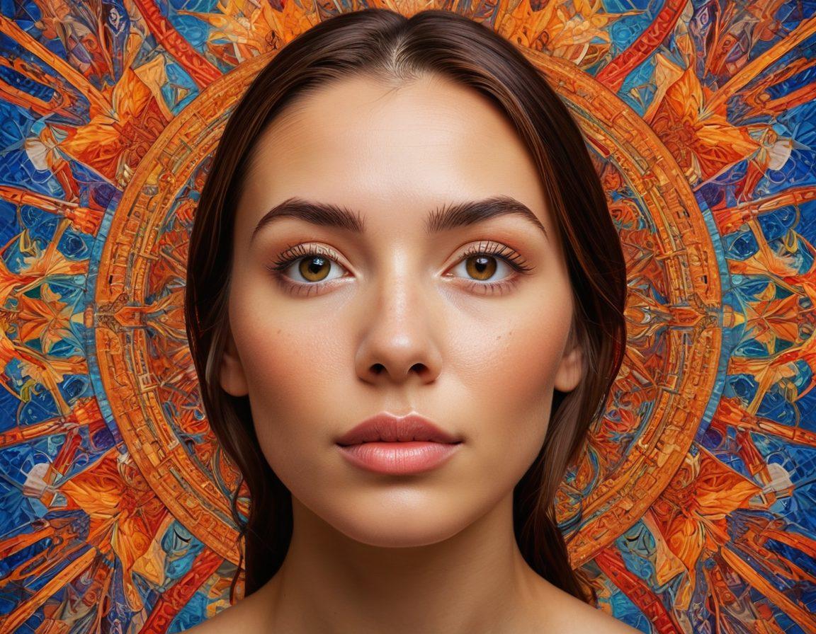 A beautifully designed kaleidoscope of diverse human faces, each portraying different emotions and insights, set against an abstract background symbolizing various perspectives. Include interconnected lines and paths to represent the flow of ideas. The overall tone should evoke curiosity and depth, with vibrant colors to draw viewers in. super-realistic. vibrant colors. abstract background.